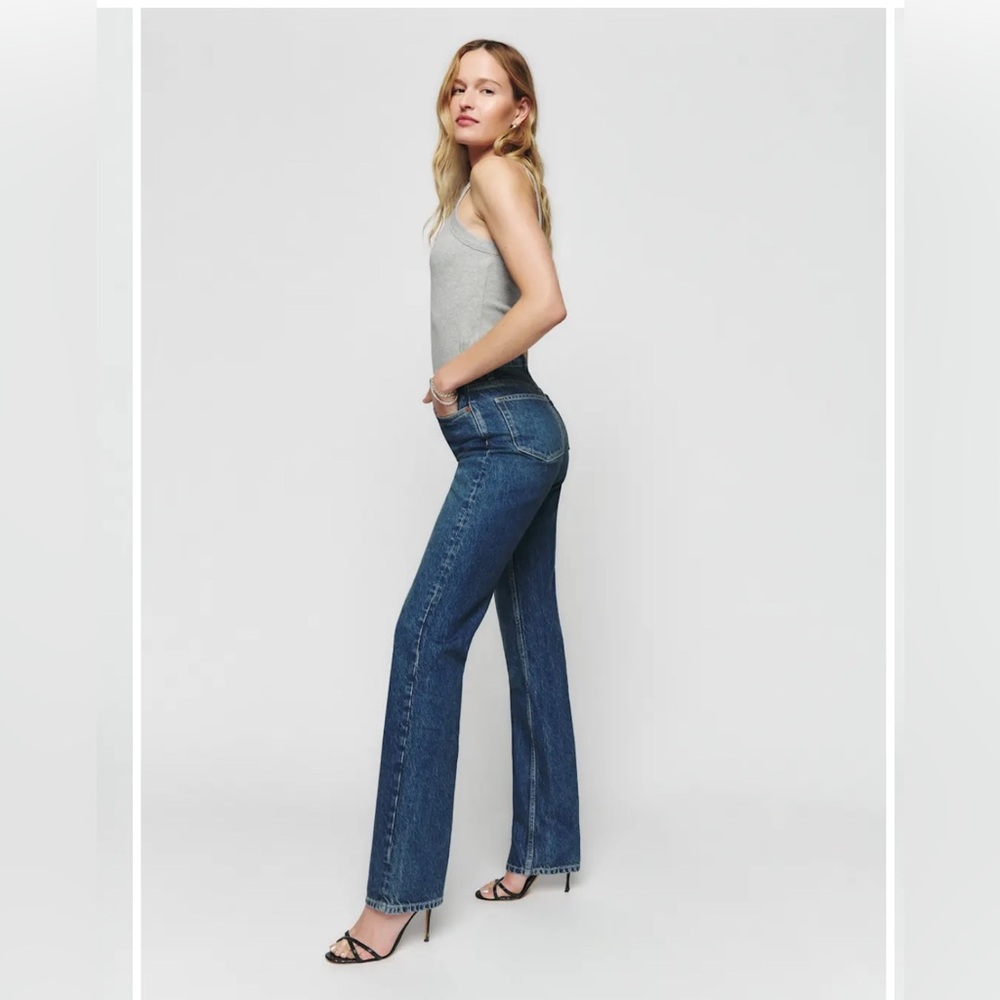 Reformation Cynthia High Rise Straight Jeans size 24